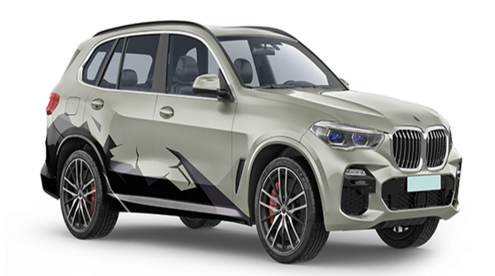 Pan Gu Digital Print Car Wrap Polymeric 160g Glossy Racing Car Film