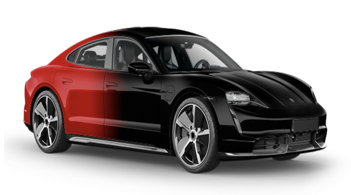 GMT Printable Vinyl Gradient in red and black Digital Print Car Wrap Vinyl Polymeric PVC Substitute to MPI 1105