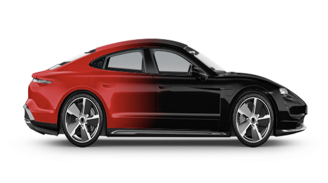 GMT Printable Vinyl Gradient in red and black Digital Print Car Wrap Vinyl Polymeric PVC Substitute to MPI 1105